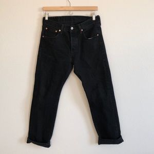 Vintage Classic Levi 501 Black Denim Jeans